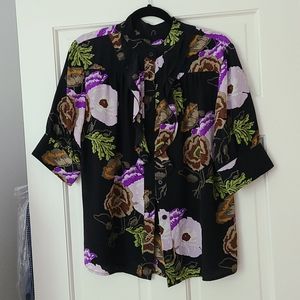 Silk floral No. 6 Store blouse